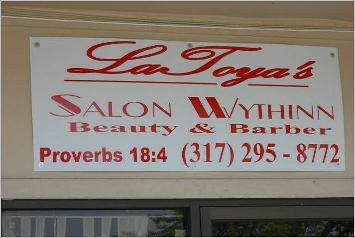 Salon Wythinn Sign